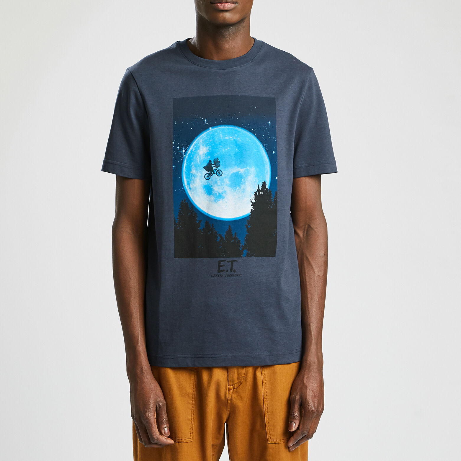 Tee shirt E.T l'Extraterrestre Bleu Marine Jules