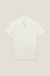 Chemisette en coton matière texturée