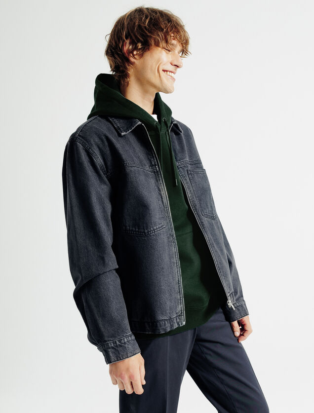 Sweat &agrave; capuche uni