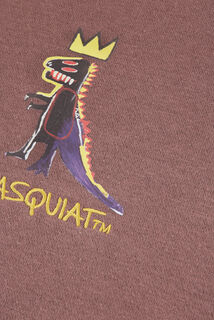 Sweat à capuche licence Basquiat