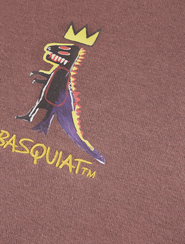 Sweat à capuche licence Basquiat