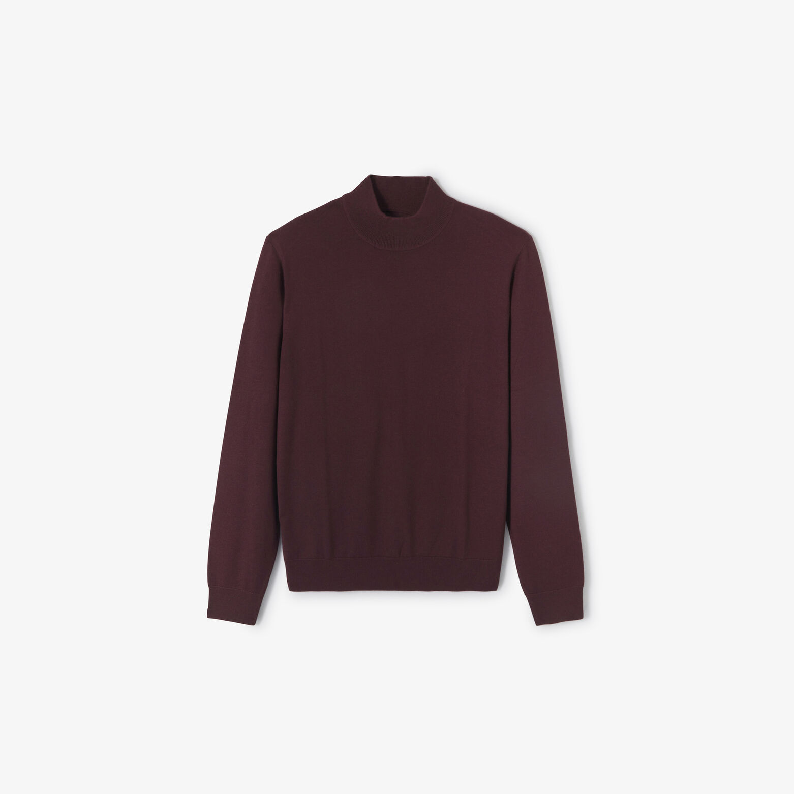 Trui schoorsteenkraag in merinos