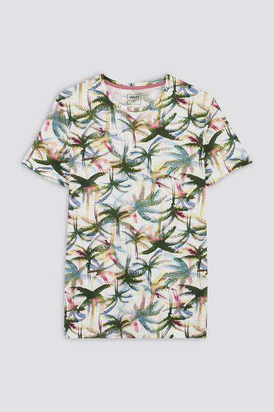 Tee shirt imprimé palmiers