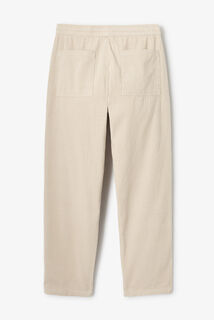 Pantalon en velours taille &eacute;lastiqu&eacute;e