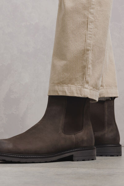 Bottines 100% leer