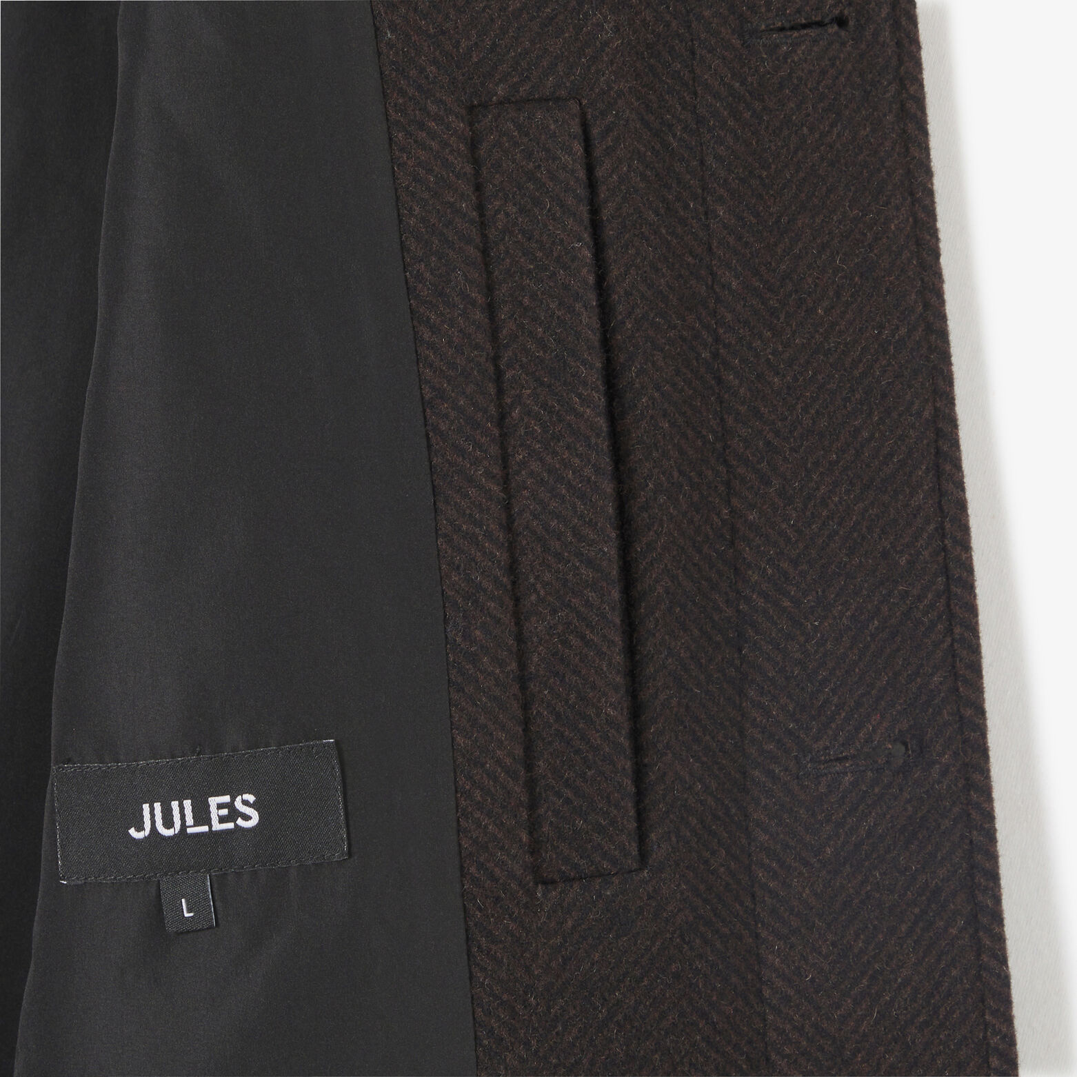 Manteau long col chemise