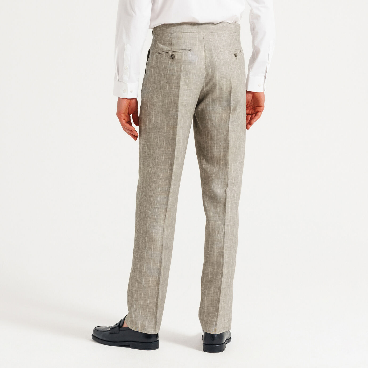 Pantalon de costume confort ray&eacute;