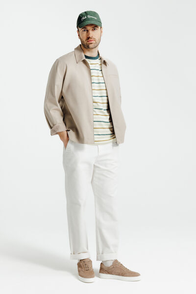 Tee shirt ray&eacute; contrast&eacute;