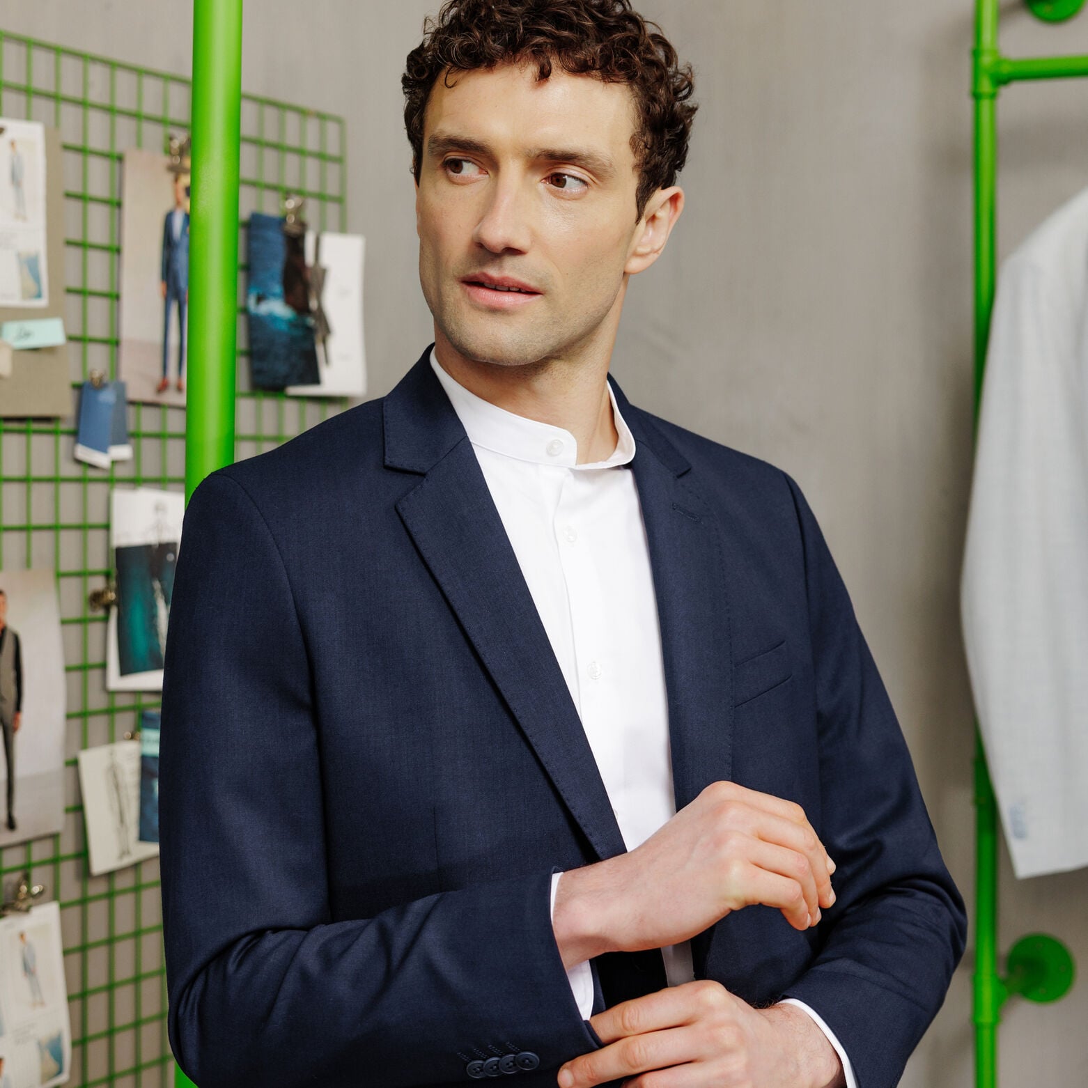 Veste de costume slim bi-stretch