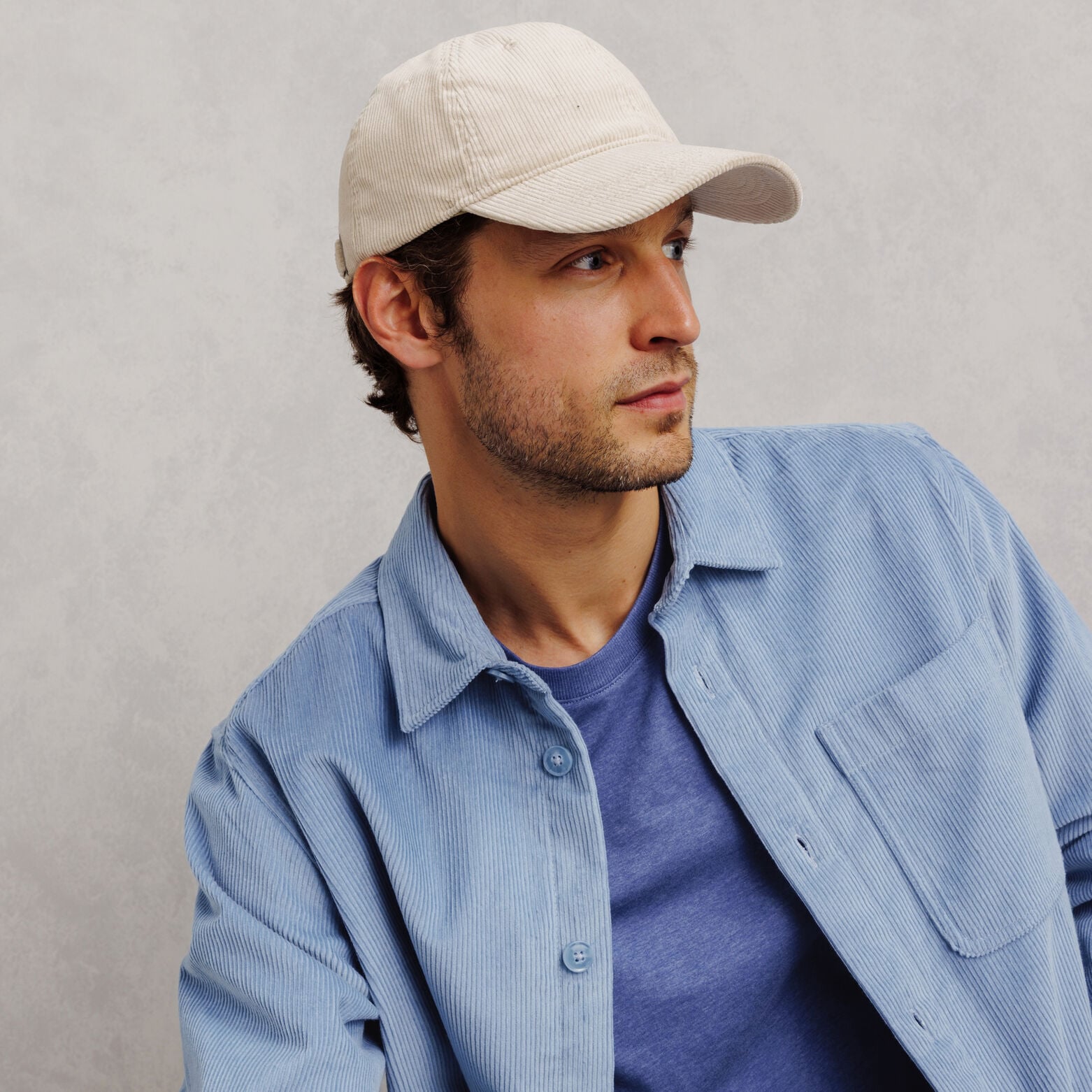 Casquette en velours