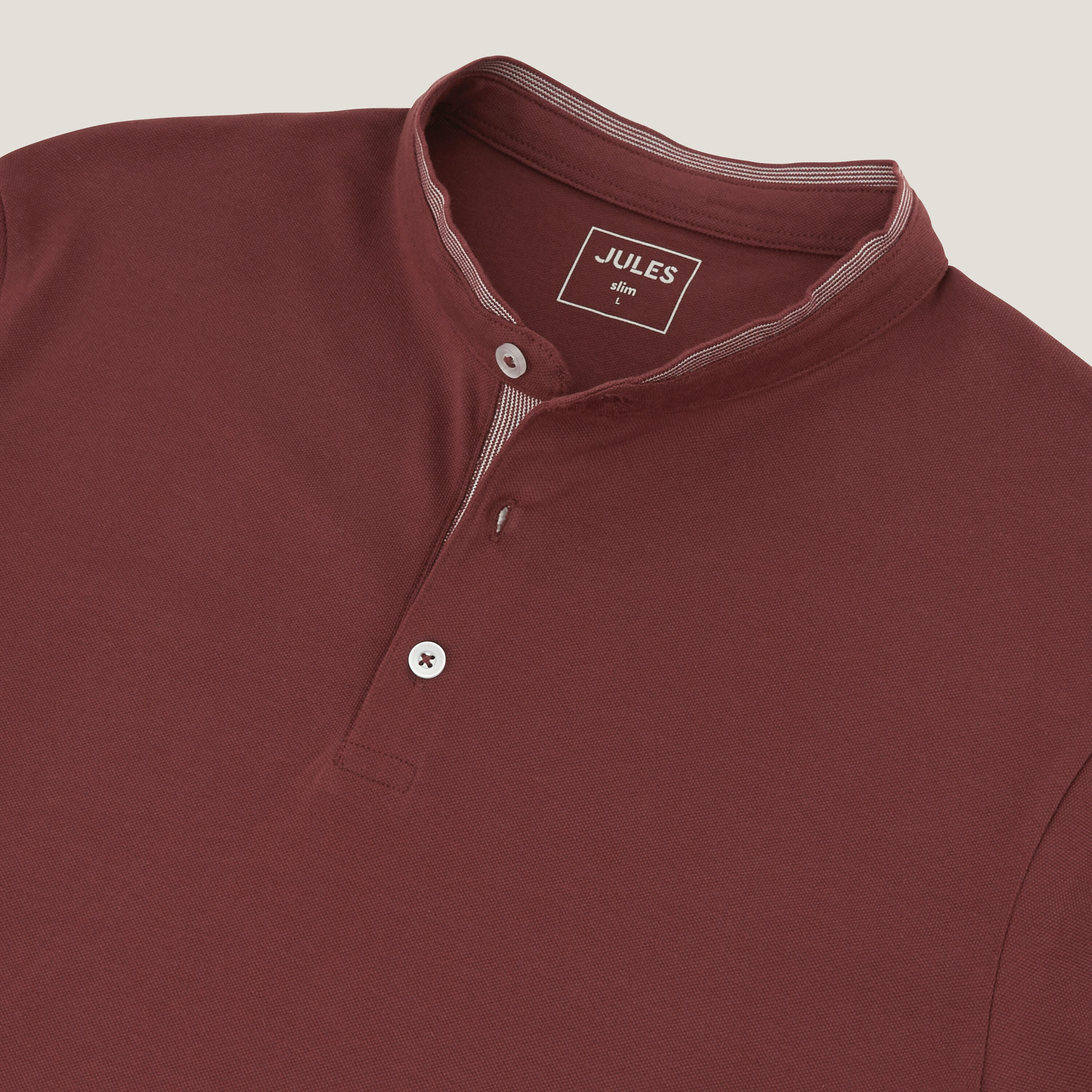 Polo col on sale mao jules