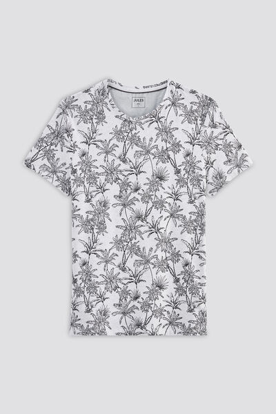 T-shirt met palmboomprint