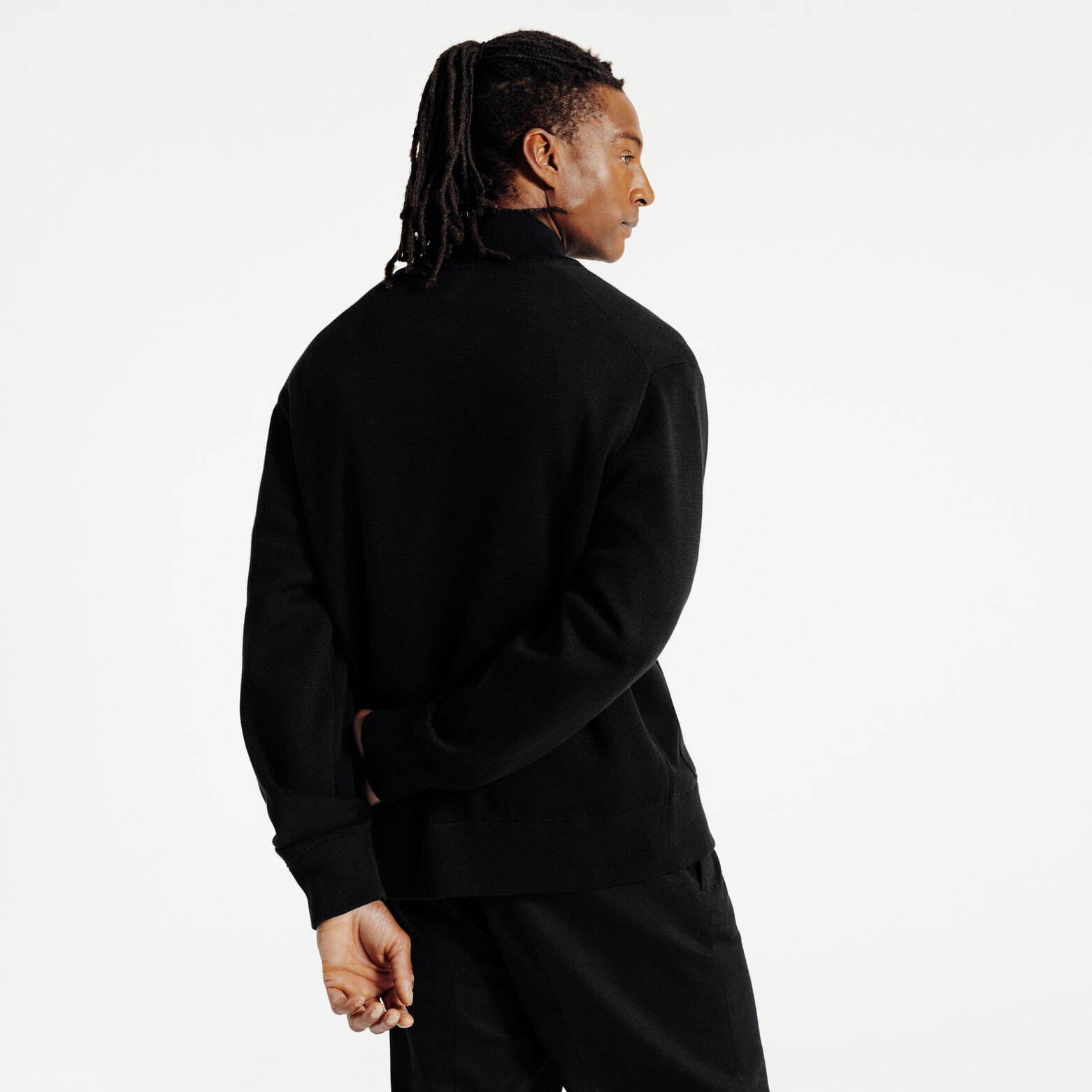 Gilet boutonn&eacute; col montant