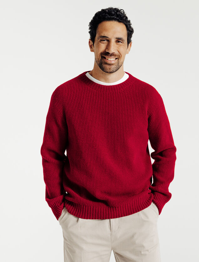 Trui van merino/kasjmiermix Made in France