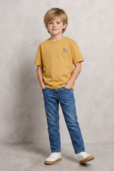 Tee shirt enfant  f&ecirc;te des p&egrave;res imprim&eacute; poitrine