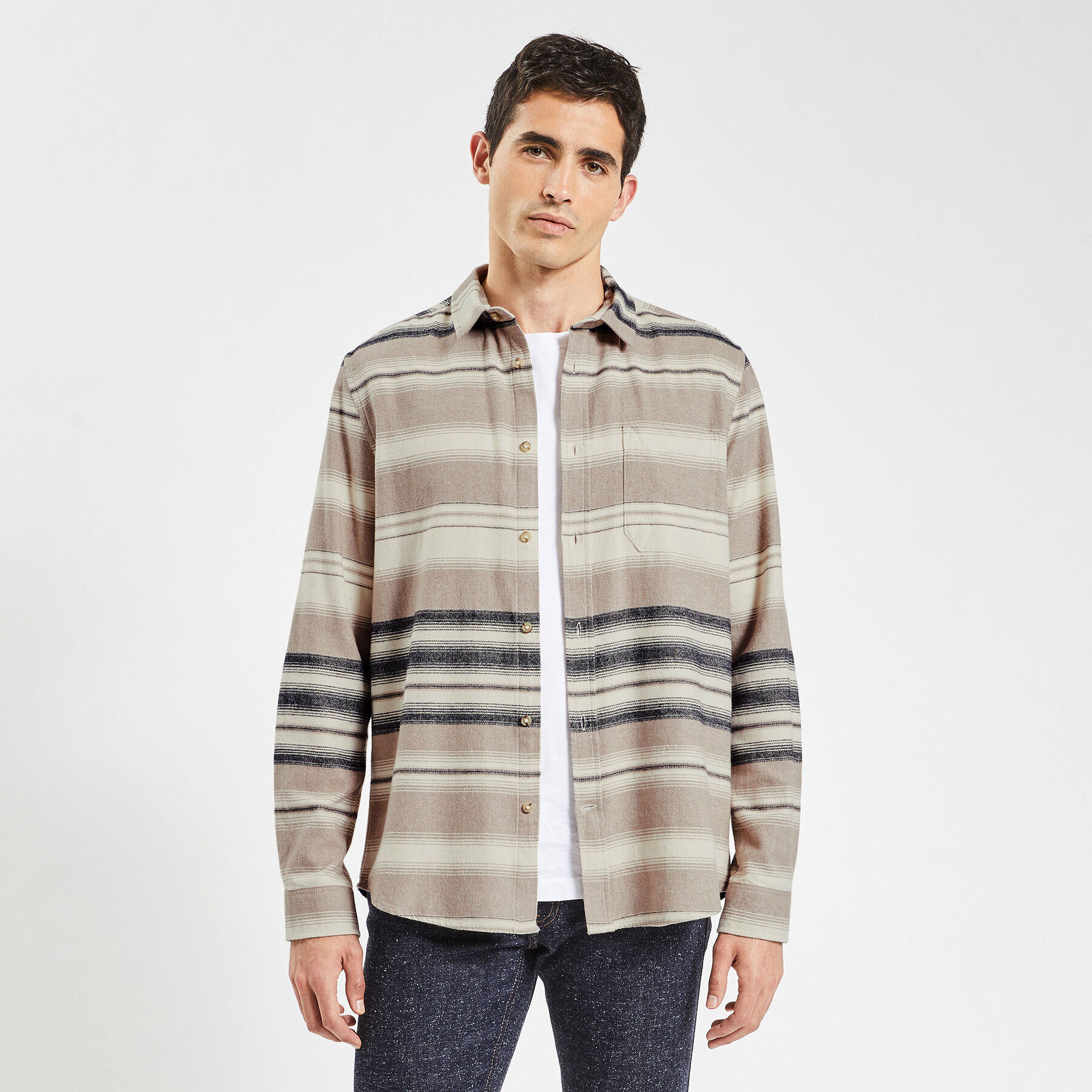 Wollen on sale hemd heren