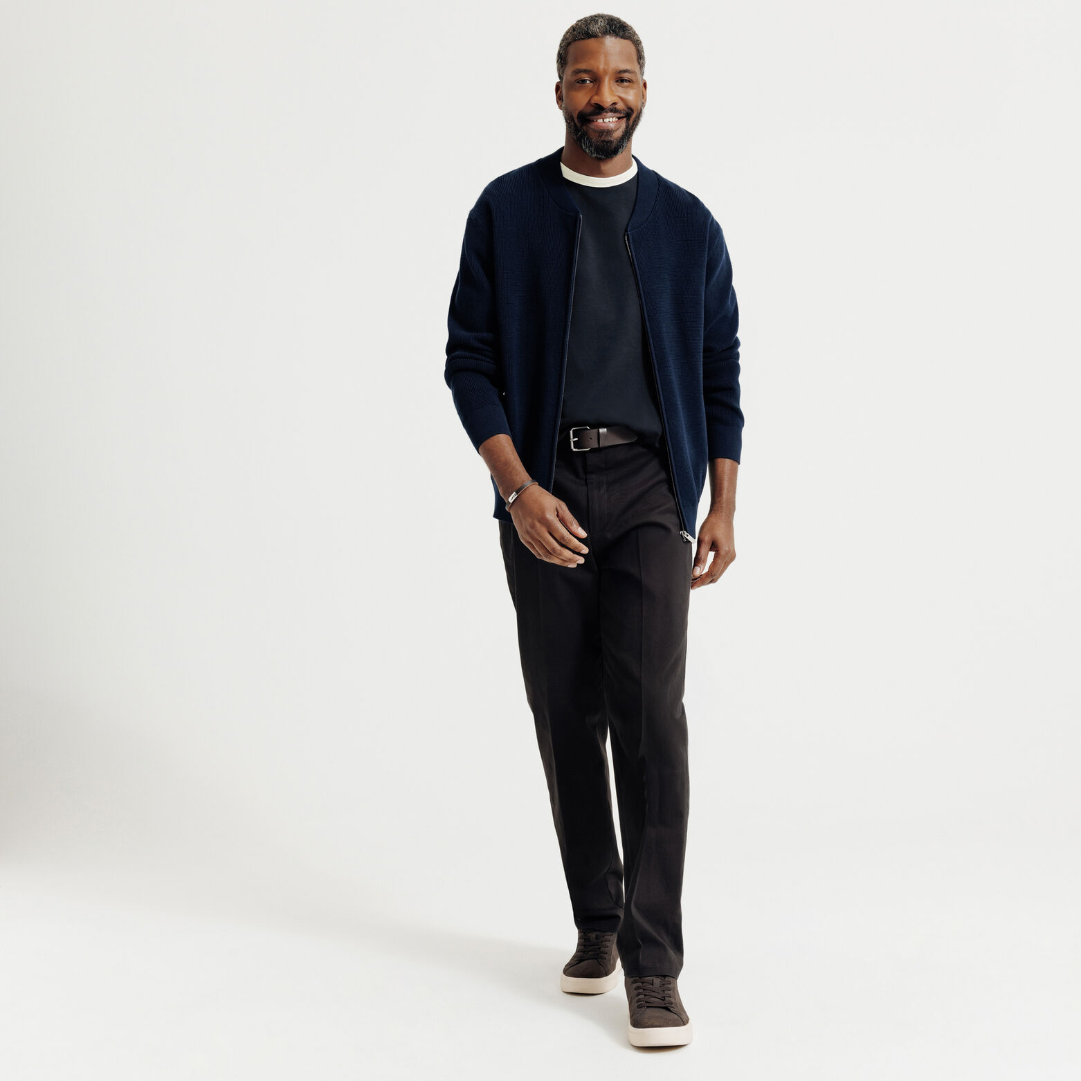 T-shirt met contrasterend borduursel