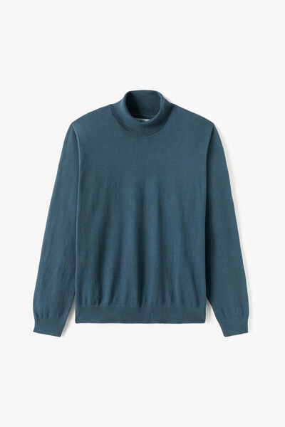 Pull col roulé