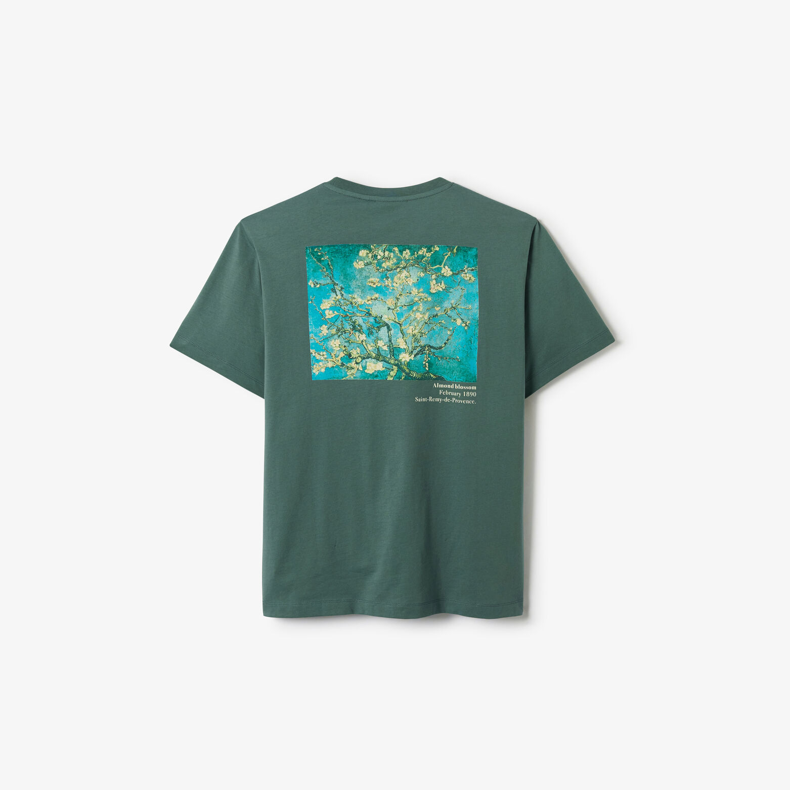 T-shirt met print voor en achter, licentie Van Gog