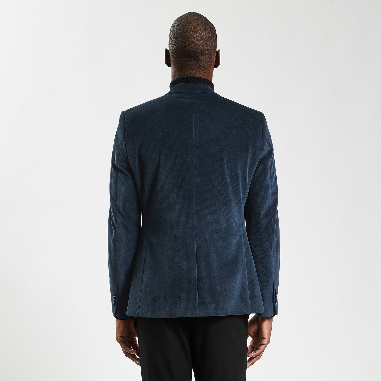 Veste slim en velours