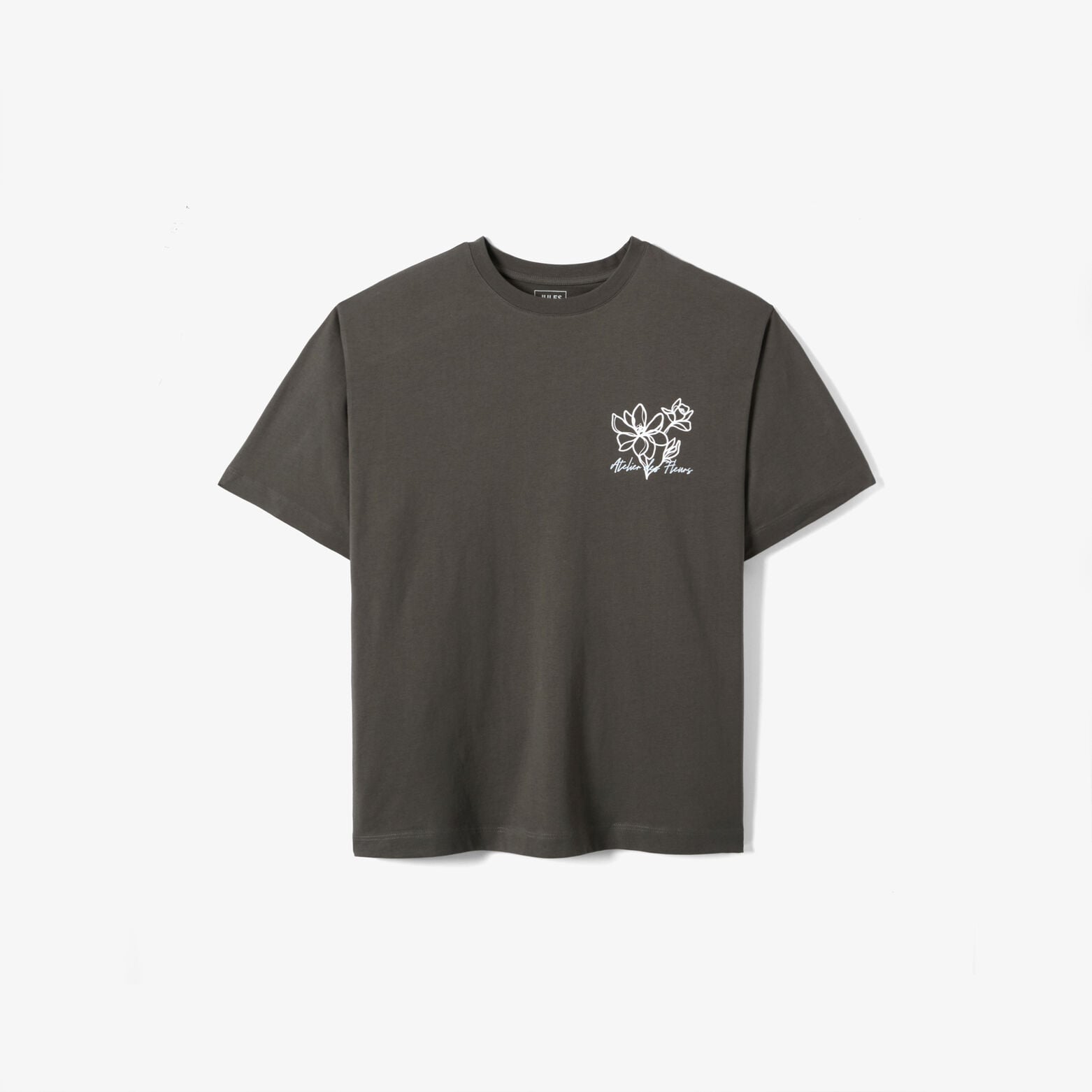 Tee shirt imprim&eacute; devant et dos fleurs