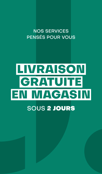Livraison gratuite en magasin