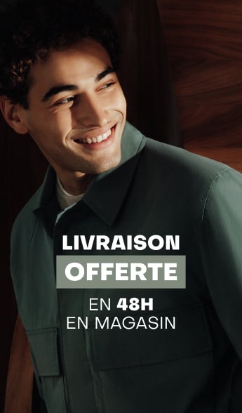Livraison offerte en 48h en magasin