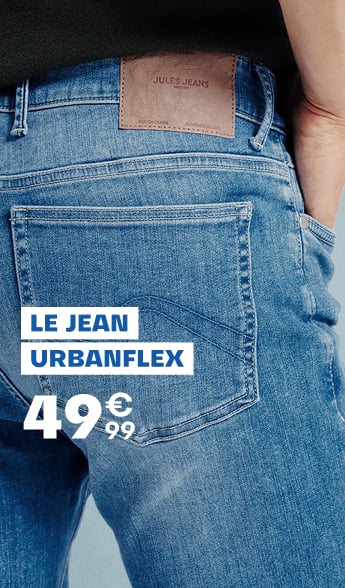 Le jean urbanflex à partir de 49€99