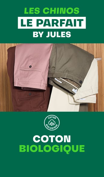 Les Chinos le parfait by Jules - Coton biologique