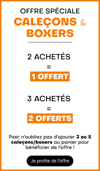 Offre spéciale boxers
