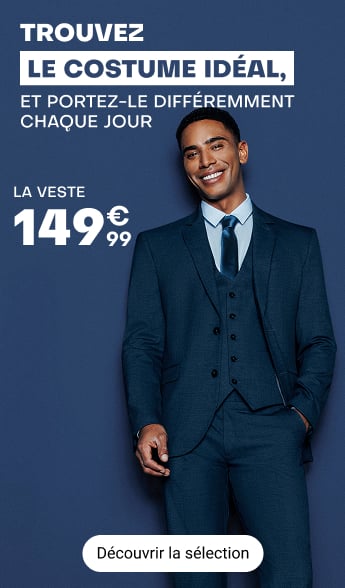 Trouvez le costume idéal, et portez le différemment chaque jour - La veste 149€99