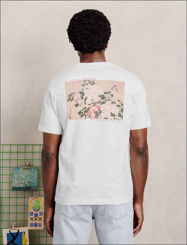 Pièce de la collection l'Art à porter x JULES portée en look complet