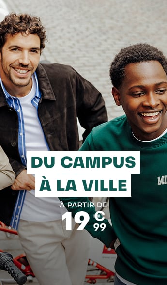 Du campus à la ville à partir de 19€99
