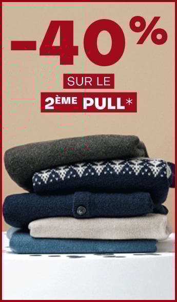 -40% sur le 2ème pull*