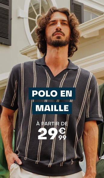Polo en maille - à partir de 29€99