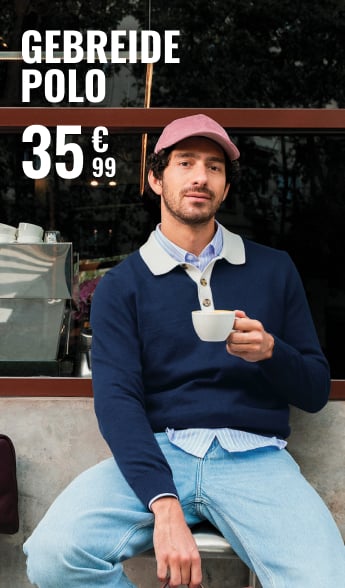 Gebreide polo vanaf 29€99