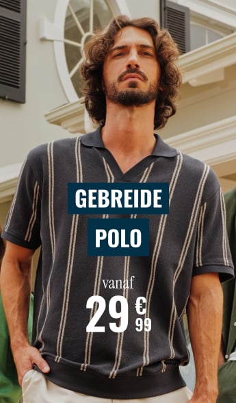 Gebreide polo vanaf 29€99