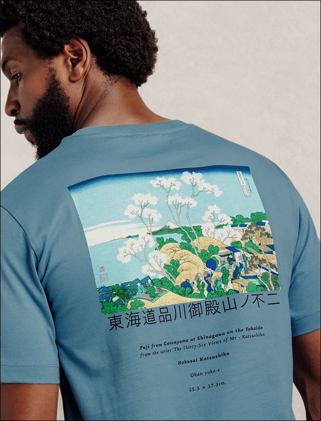 Stuk uit de collectie l'Art à porter x JULES gedragen als complete look