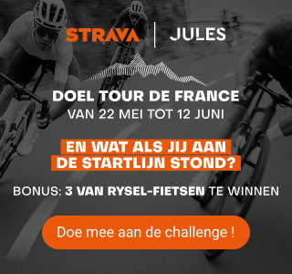 Strava | Jules : Doel Tour de France van 22 mei tot 12 juni.
