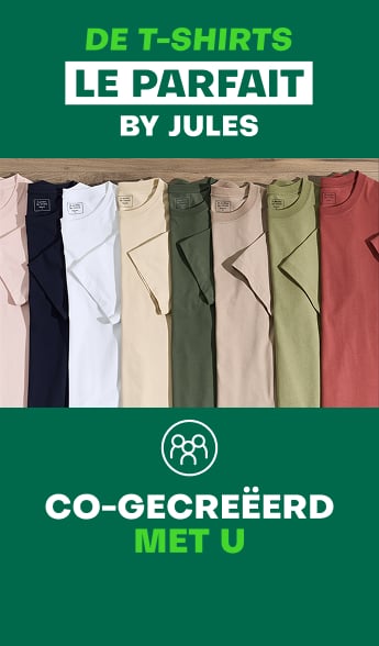De perfecte T-shirts by Jules - Samen met u gecreëerd