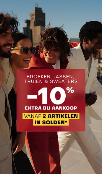 -10% extra bij aankoop vanaf 2 artikelen in solden*