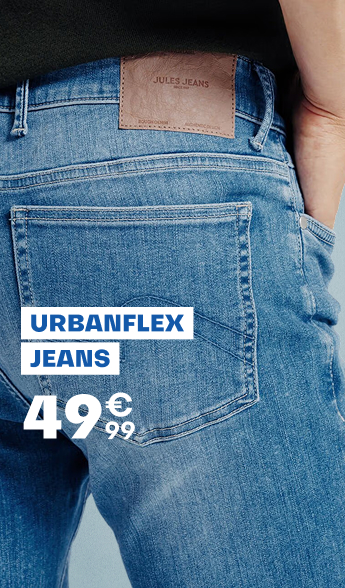 Urbanflex jeans vanaf 49€99