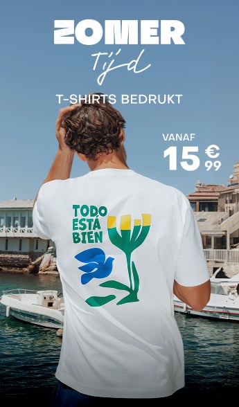 Zomer tijd - T-shirts bedrukt vanaf 15€99