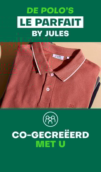 De perfecte polo's by Jules - Samen met u gecreëerd