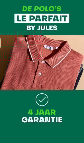 De perfecte polo's by Jules - 4 jaar garantie