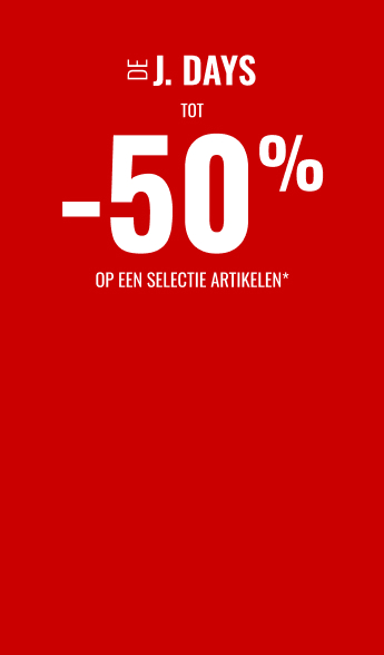 J-DAYS, vanaf 50% korting