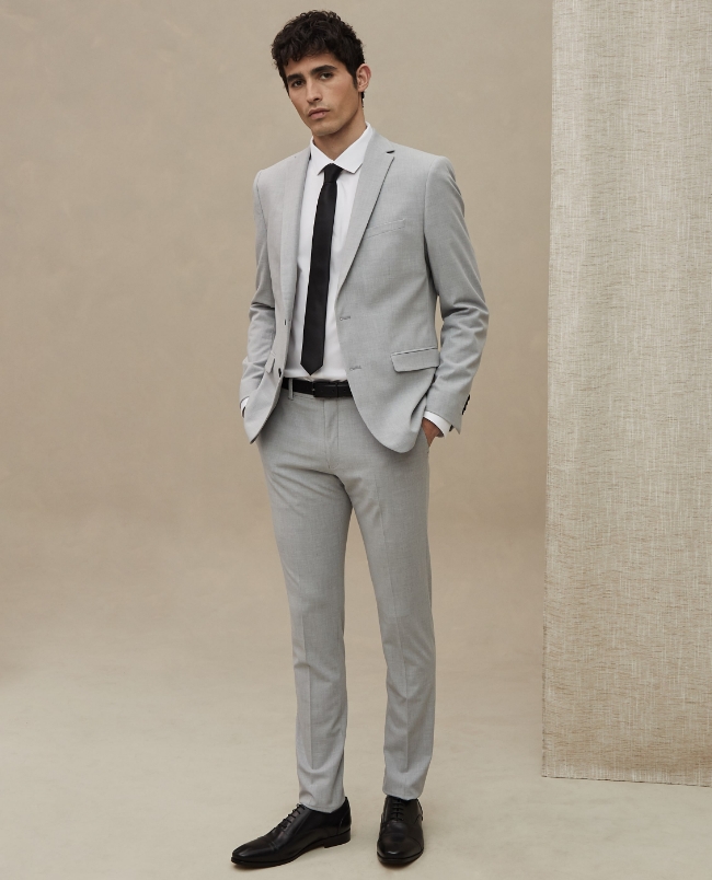 Look 1 / Voor de Big Day, grijs kostuum