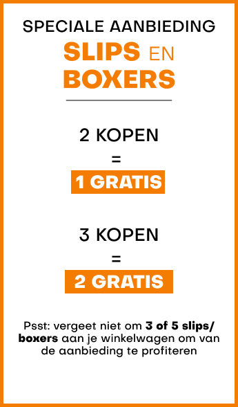Speciale aanbieding Boxershorts & Onderbroeken - 2 gekocht = 1 gratis - 3 gekocht = 2 gratis