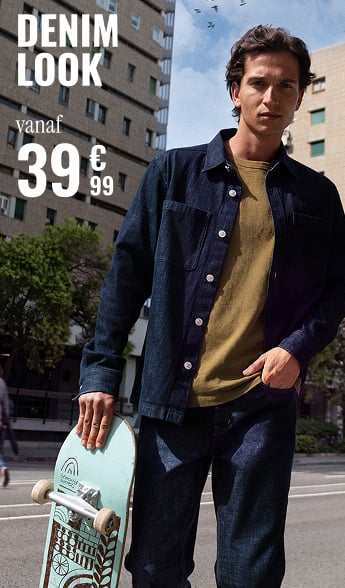 Denim look vanaf 39€99