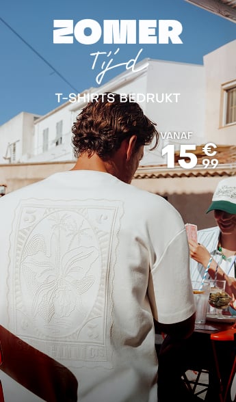 Zomer tijd - T-shirts bedrukt vanaf 15€99
